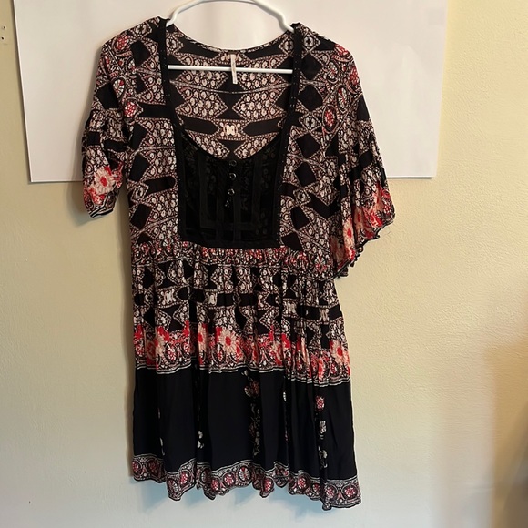 Free People Boho Flutter Dress Sz S - Picture 1 of 5